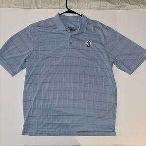 Pinehurst No. 2 Putter Boy Short Sleeve Golf Shirt Men's 2XL Striped Performance
